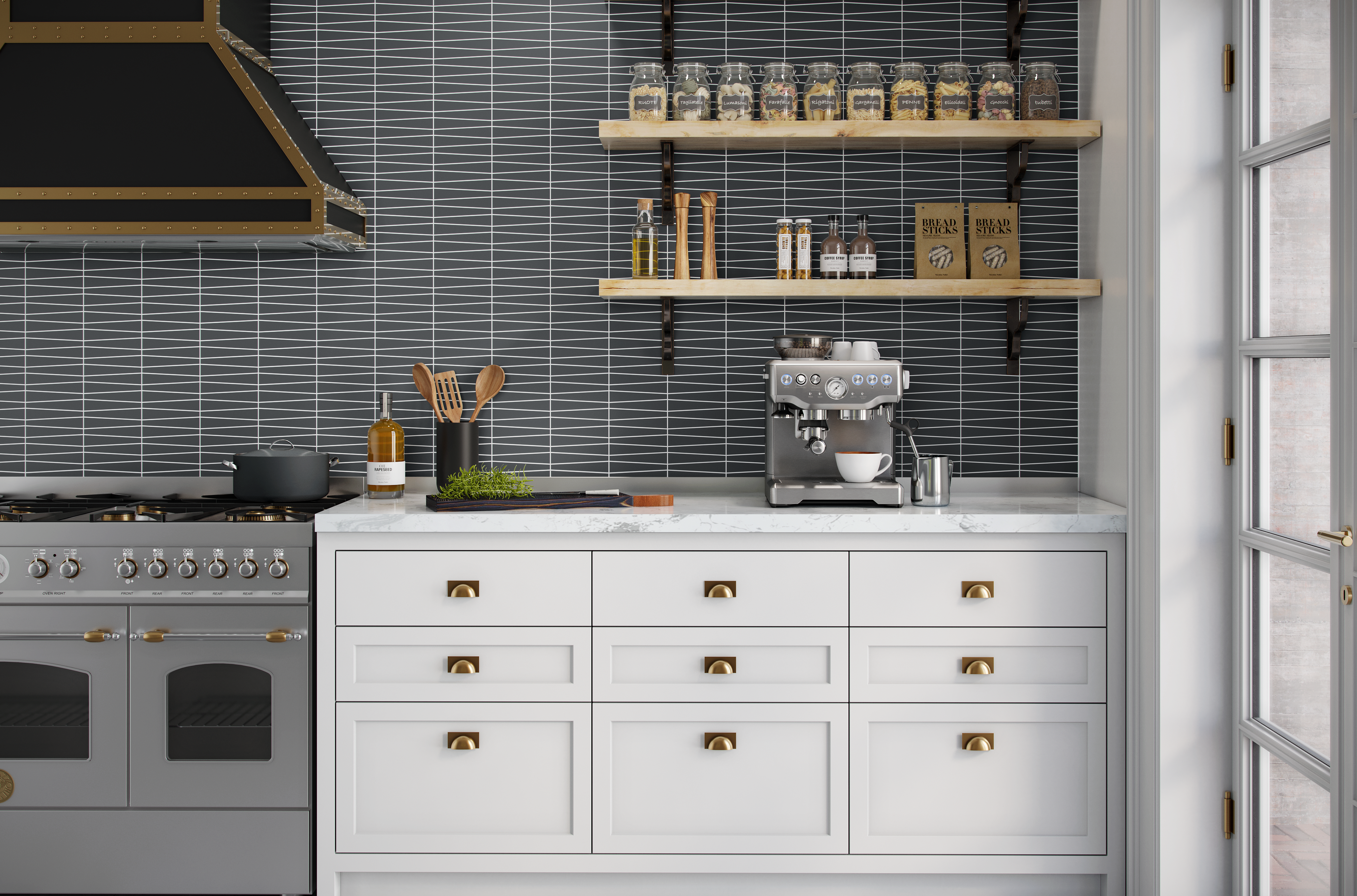Waveline Graphite Matte