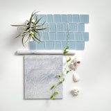 Pencil Trim Rice White Honed