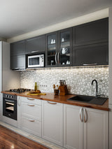 Spindrift Marble | Carrara Kitchen Backsplash
