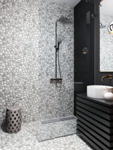 Spindrift Marble | Carrara Shower