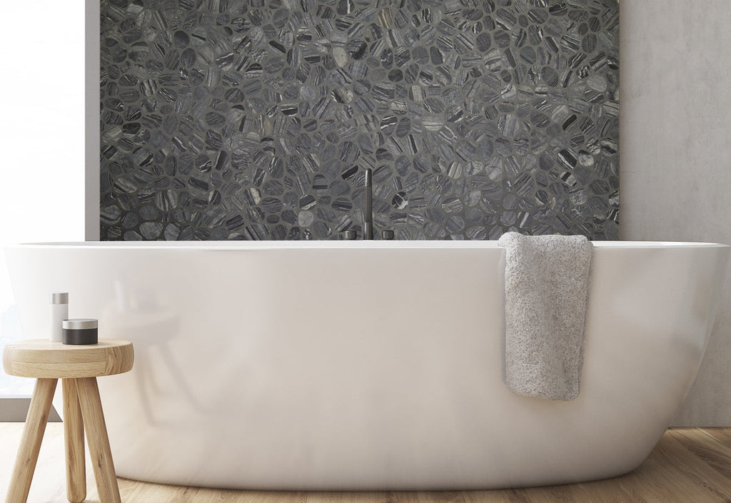 Spindrift Marble | Tempest Bathroom Wall