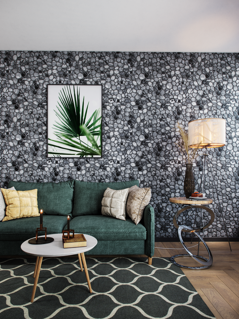Spindrift Marble | Tempest Living Room Wall