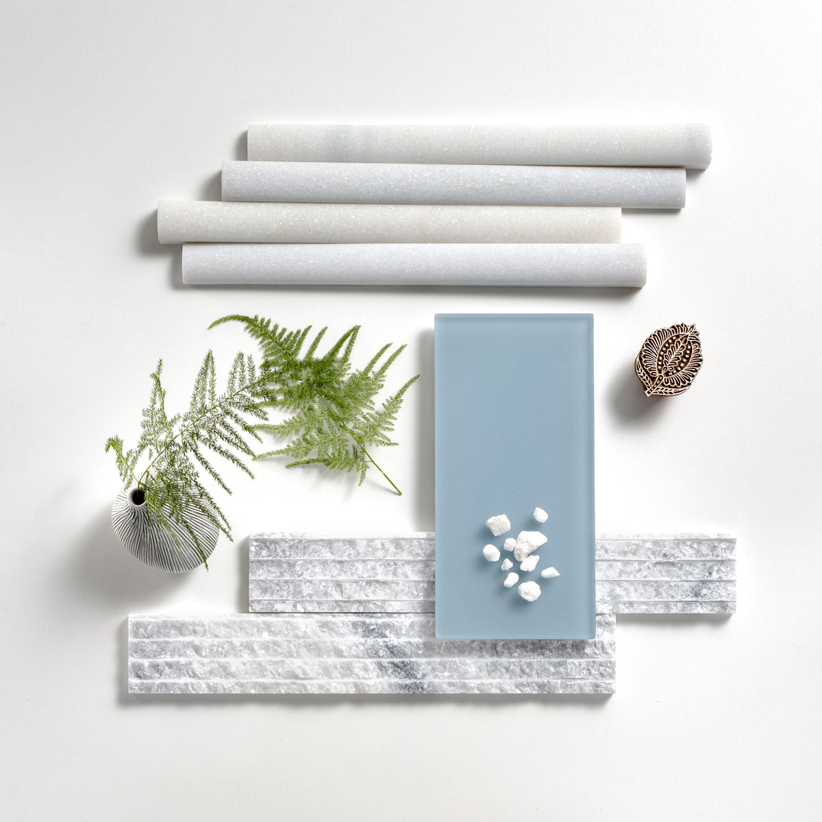 Craftline Strip Rice White Hand Chipped