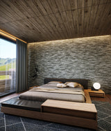 Mini Split Corner Volcano Grey Split Face