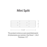 Mini Split Moonlit Split Face