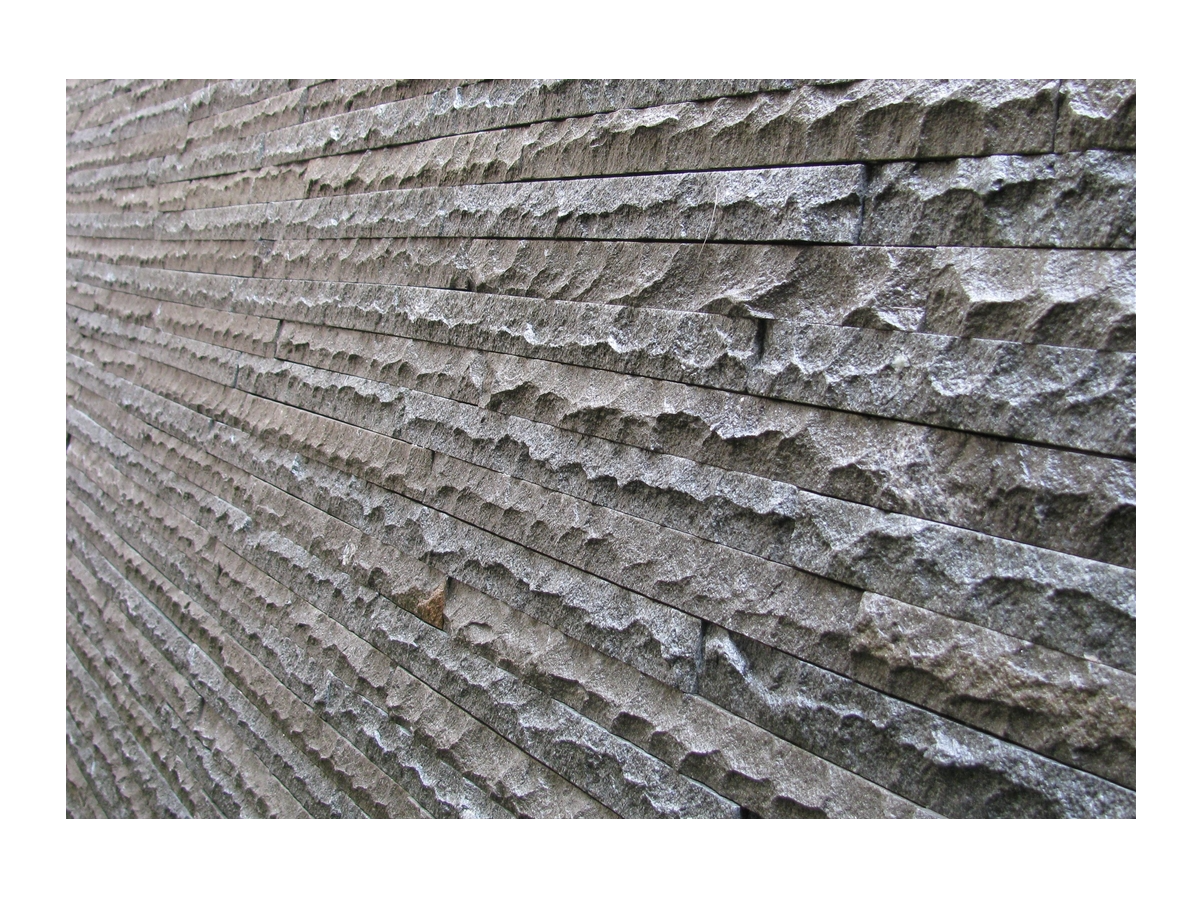 Uniform Grey Andesite Hand Chipped