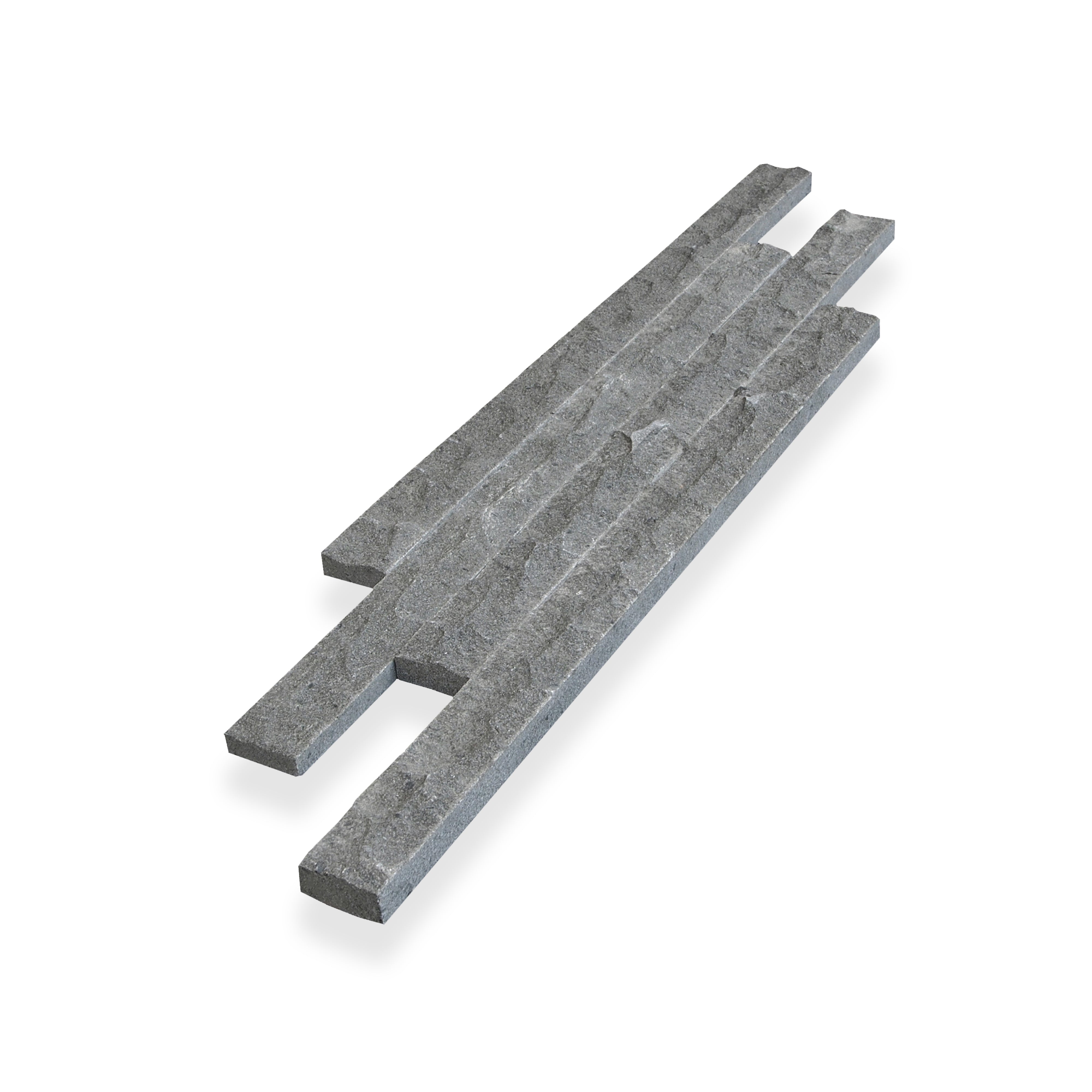 Uniform Grey Andesite Hand Chipped