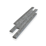 Uniform Grey Andesite Hand Chipped