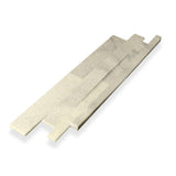 V Parallels Rice White Honed