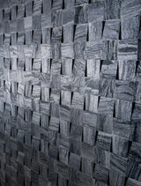V Squares Silver Quartzite Honed
