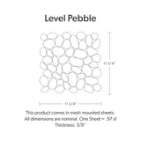 Level Pebble French Tan Honed