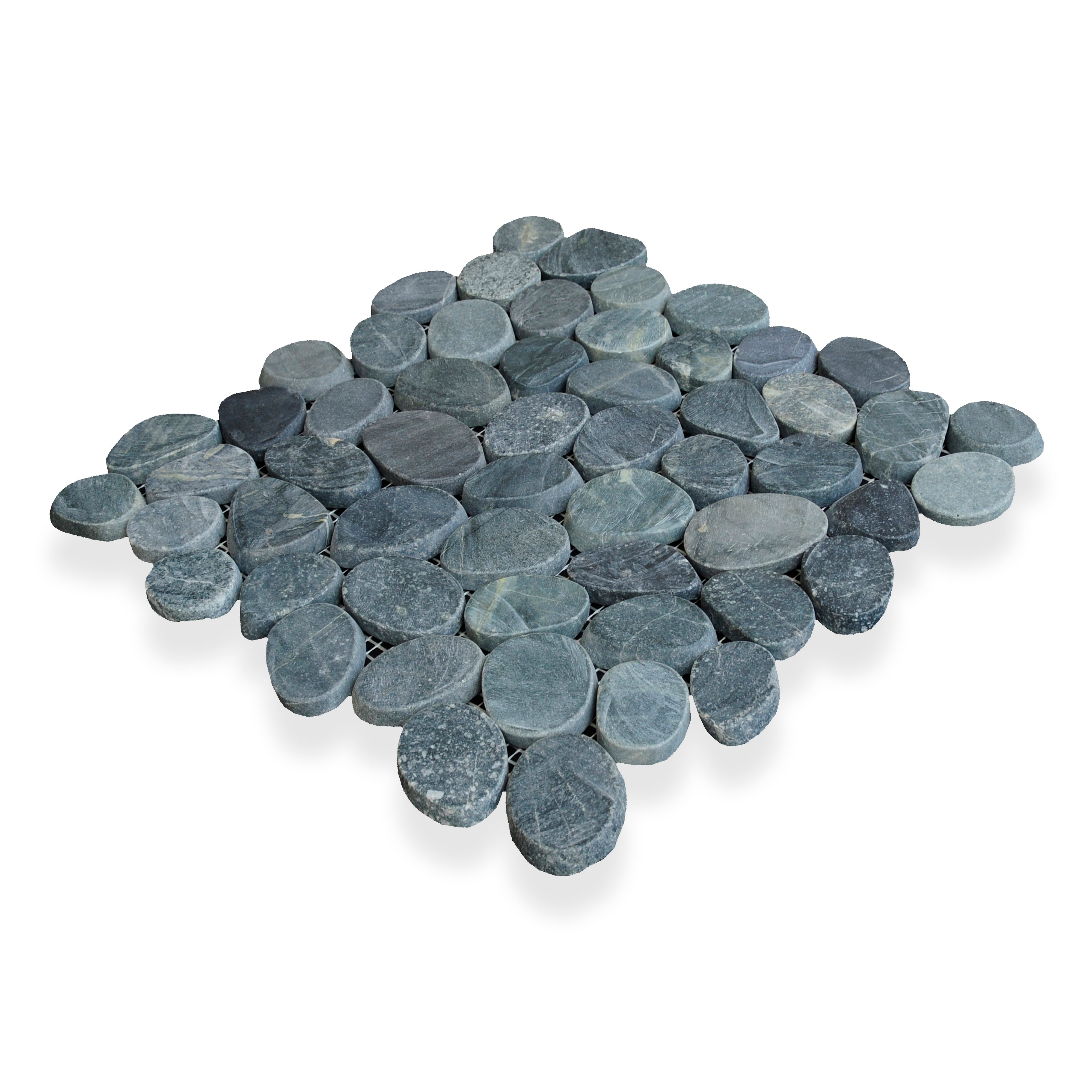 Level Pebble Medan Charcoal Honed