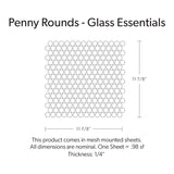 Penny Rounds Graphite Matte