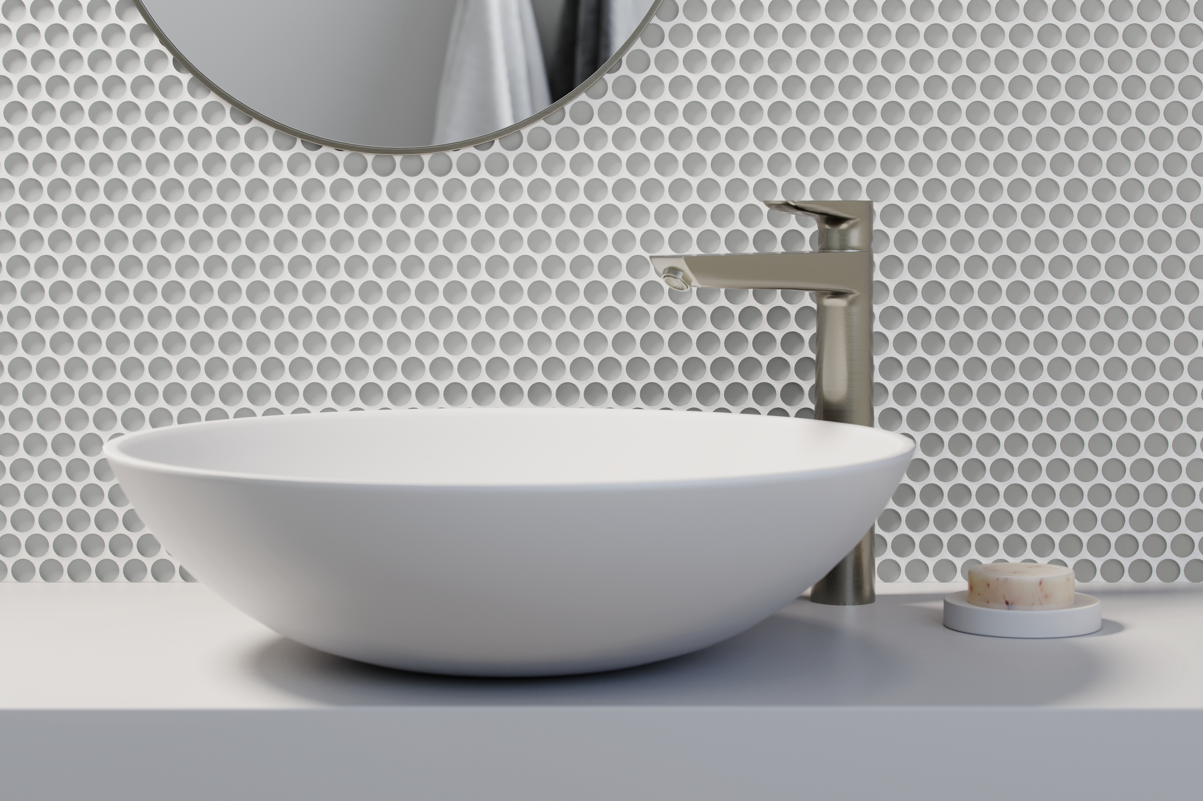 Penny Rounds Tule Matte