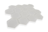 3" Hexagon Fog Matte