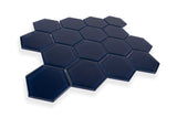3" Hexagon Midnight Gloss