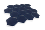 3" Hexagon Midnight Matte