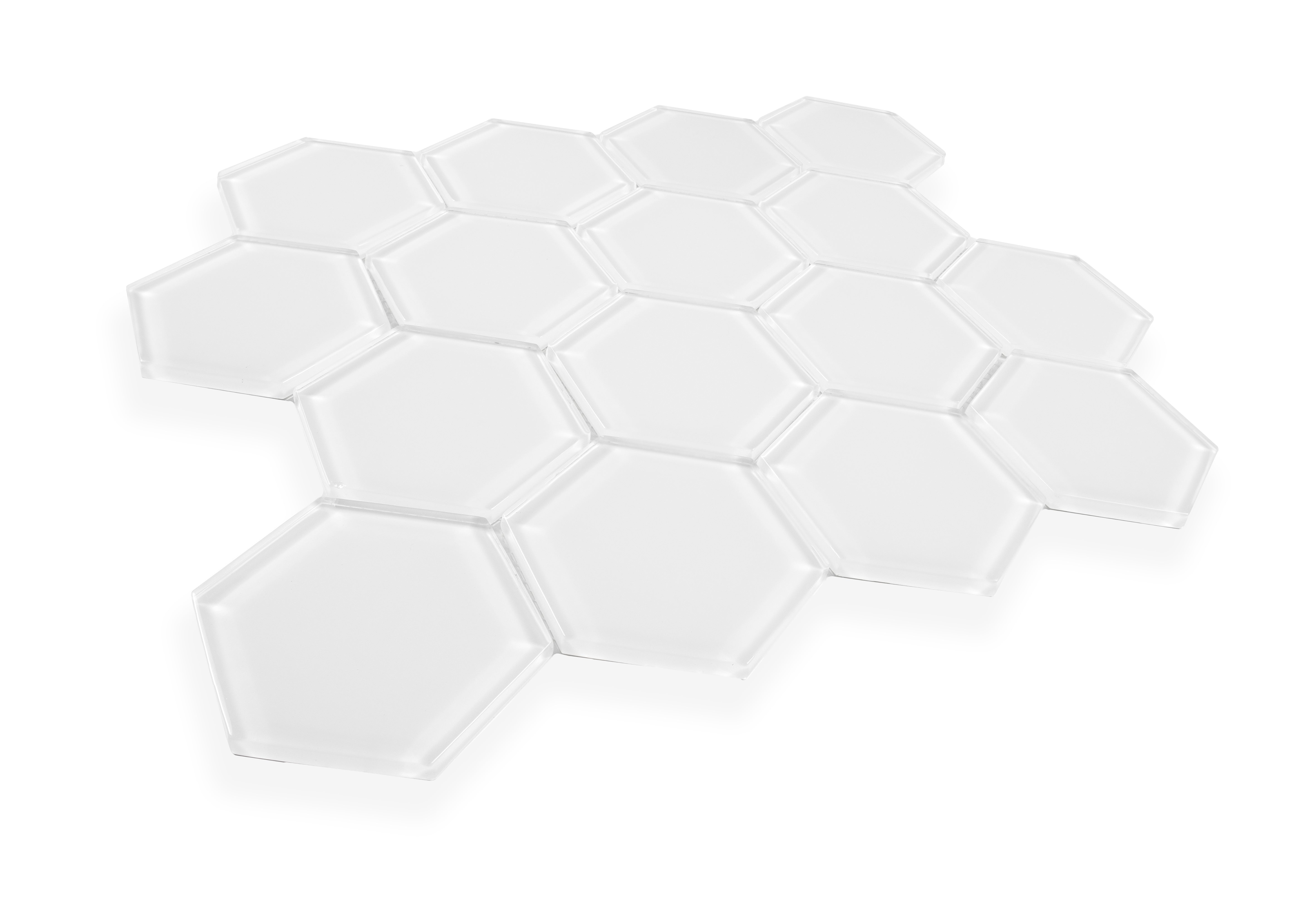 3" Hexagon Pure Silk Gloss