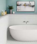 3" Hexagon Pure Silk Matte