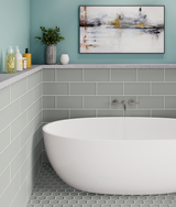 3" Hexagon Tule Matte