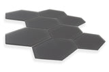 Elongated Hexagon Graphite Matte