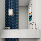 Elongated Hexagon Midnight Matte