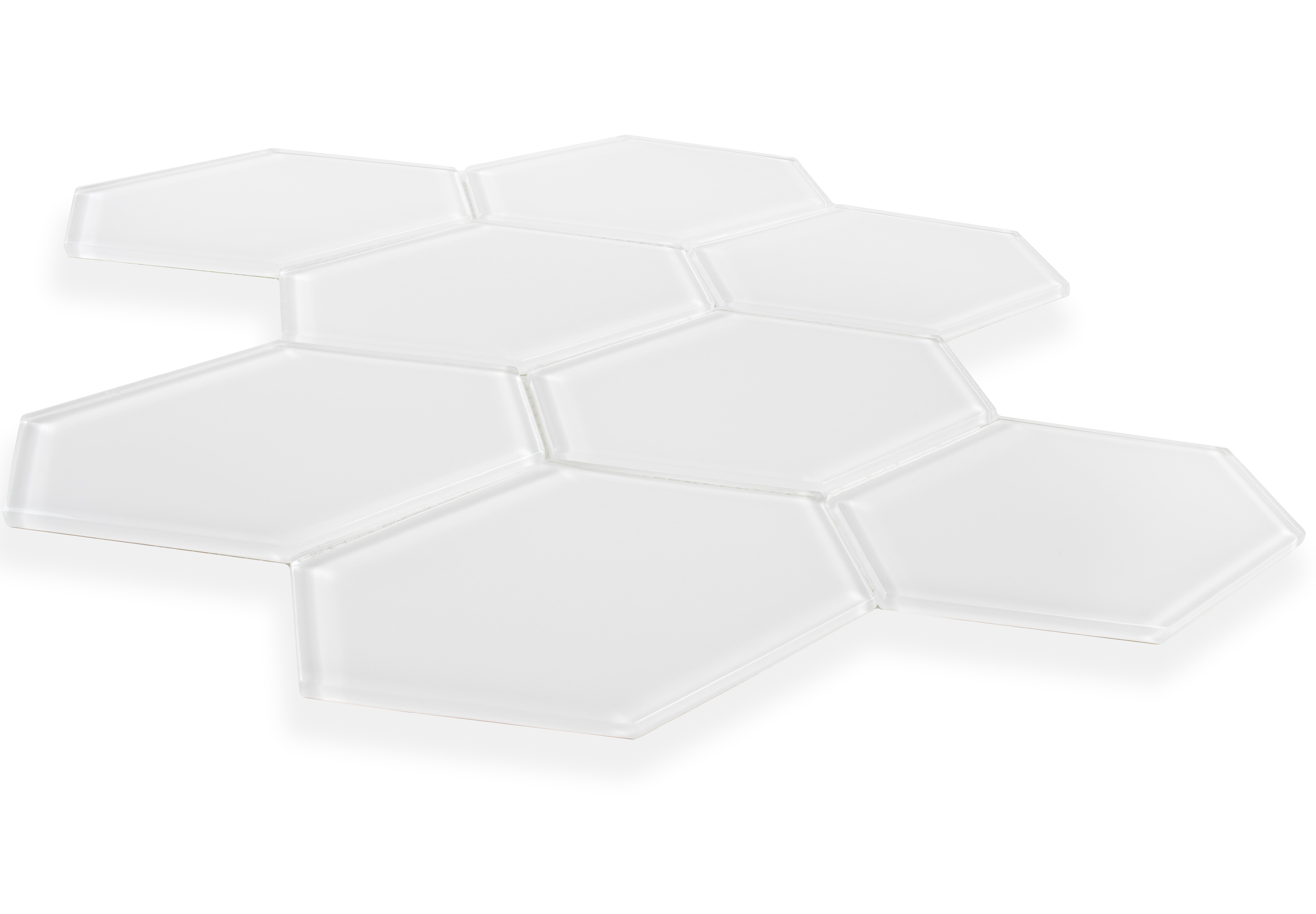 Elongated Hexagon Pure Silk Gloss