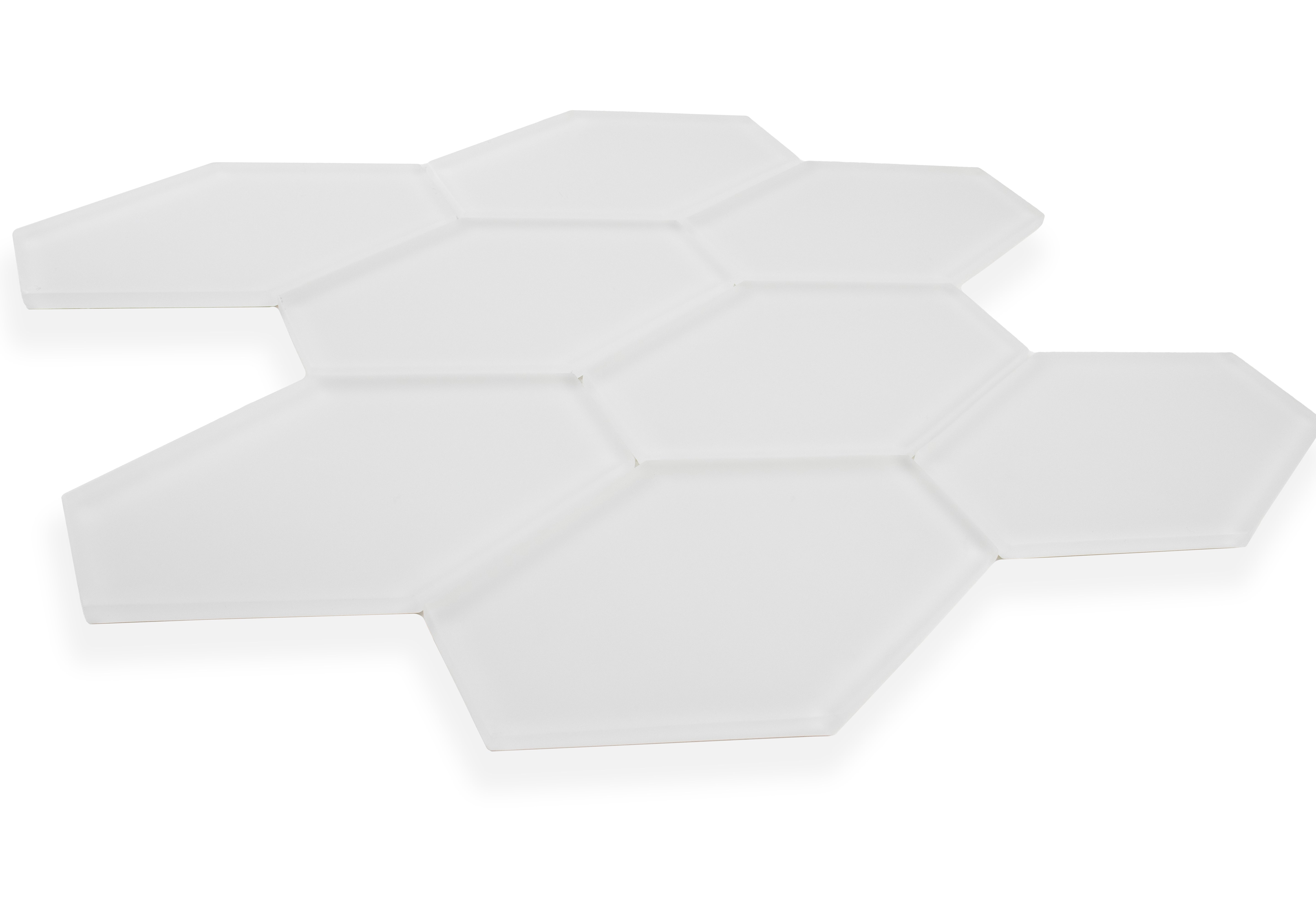 Elongated Hexagon Pure Silk Matte