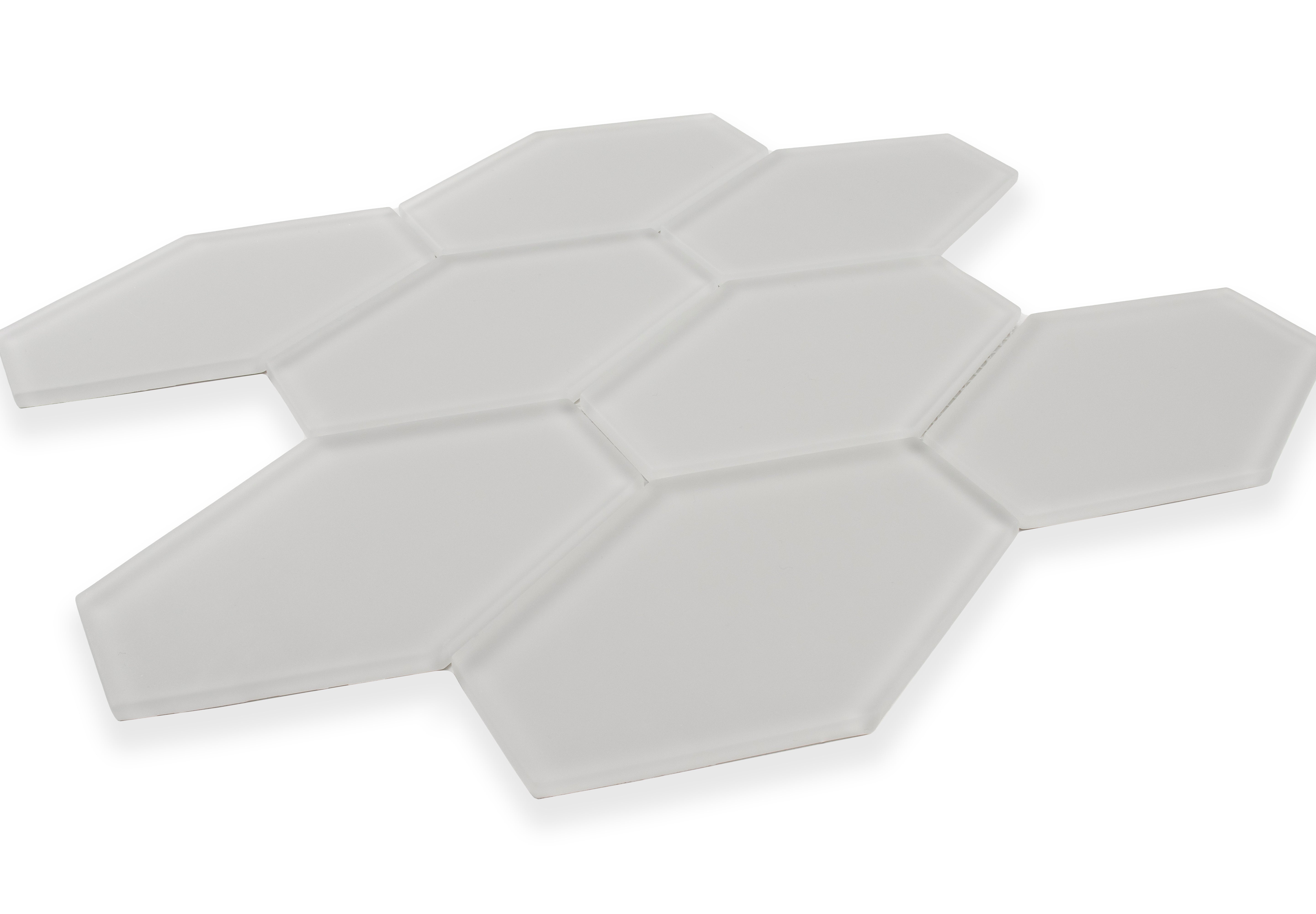 Elongated Hexagon Tule Matte