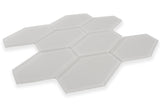 Elongated Hexagon Tule Matte