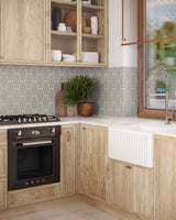 Elongated Hexagon Tule Matte