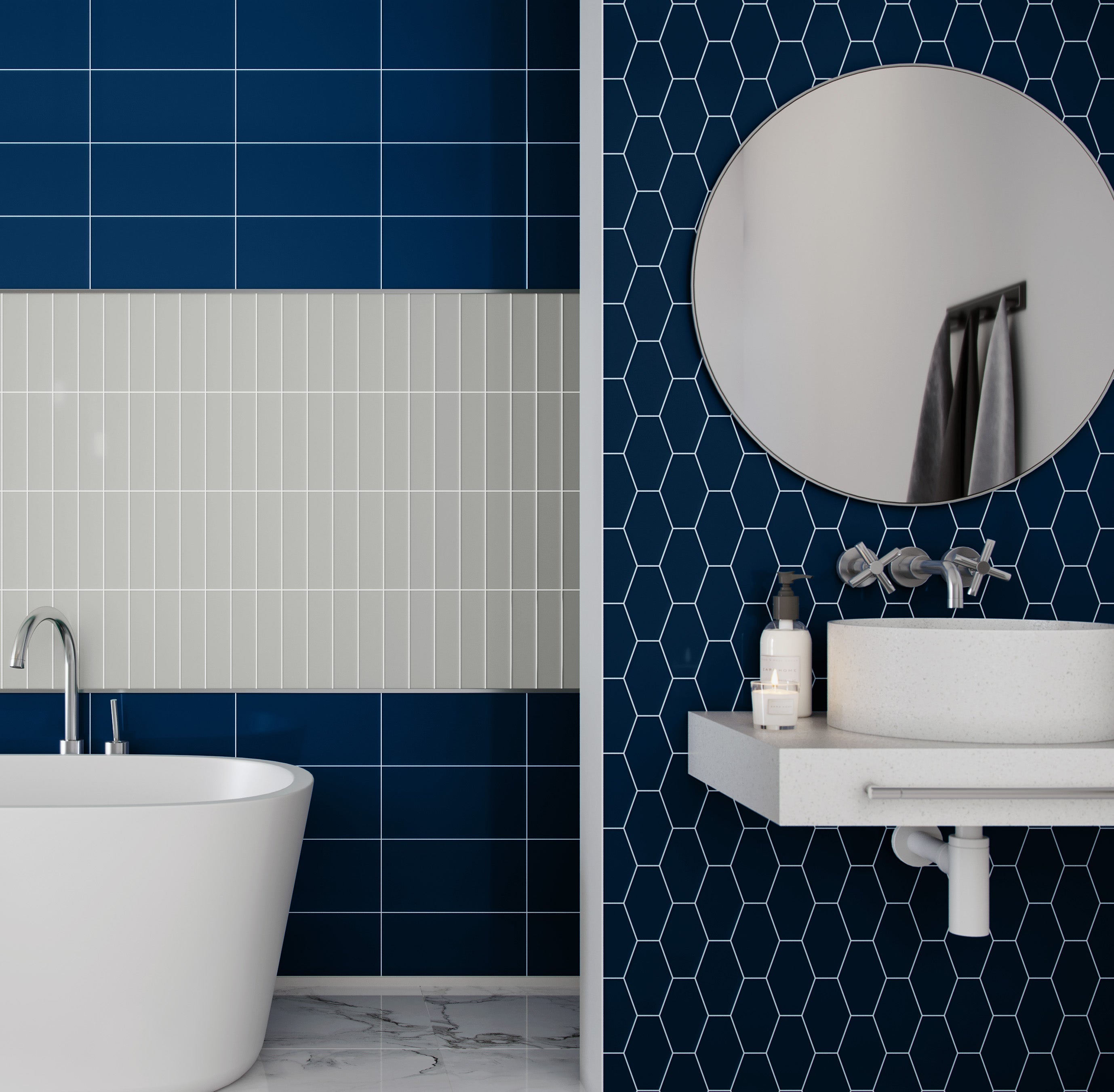 Elongated Hexagon Midnight Gloss