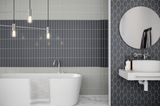 Elongated Hexagon Graphite Gloss
