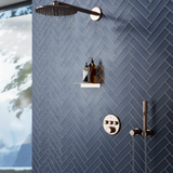 2"x8" | Midnight Cascade shower wall