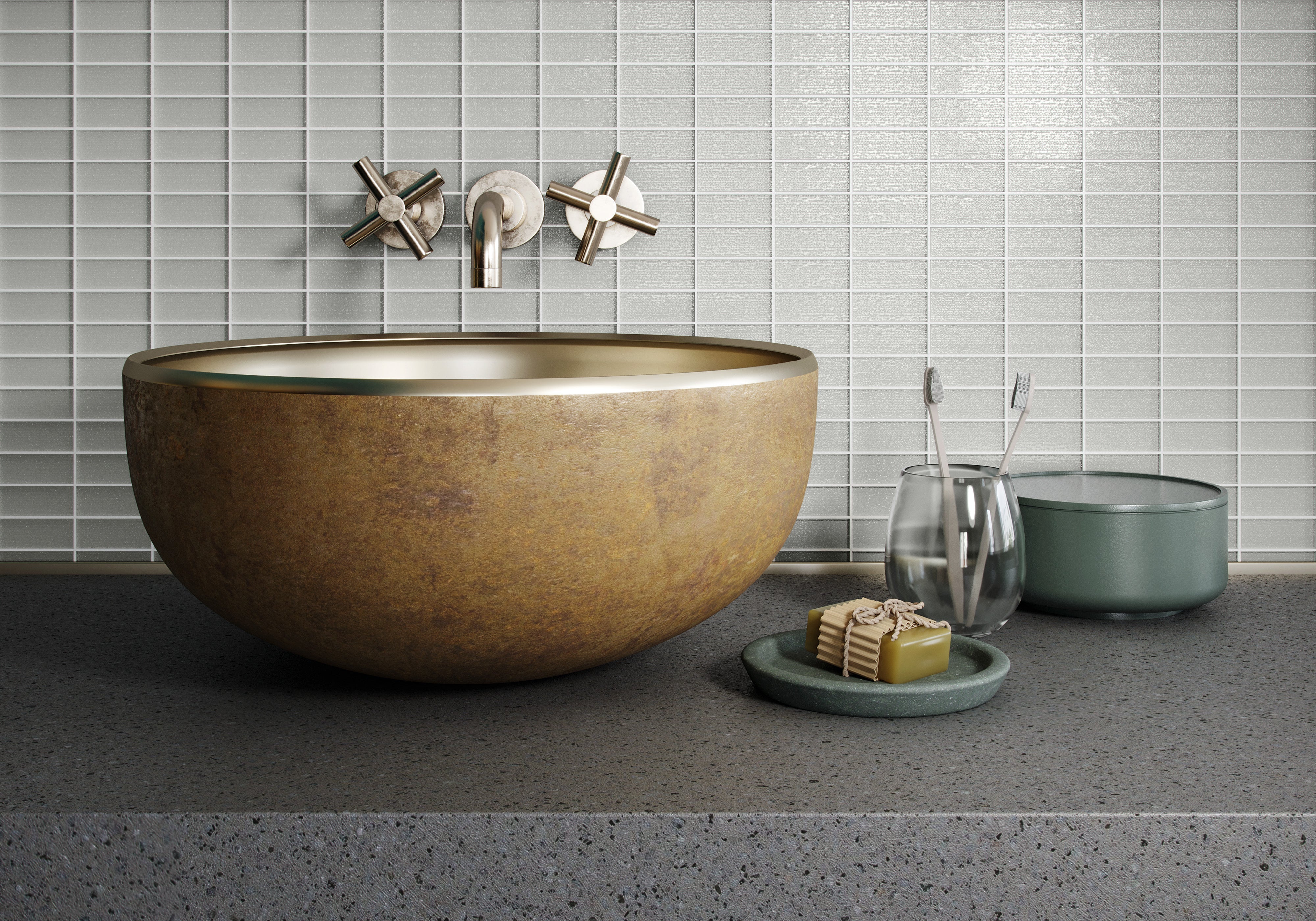 1"x2" Straight Set Fog Cascade