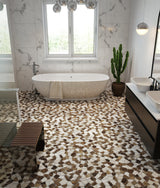 Random Beige & Tan Marble Tumbled