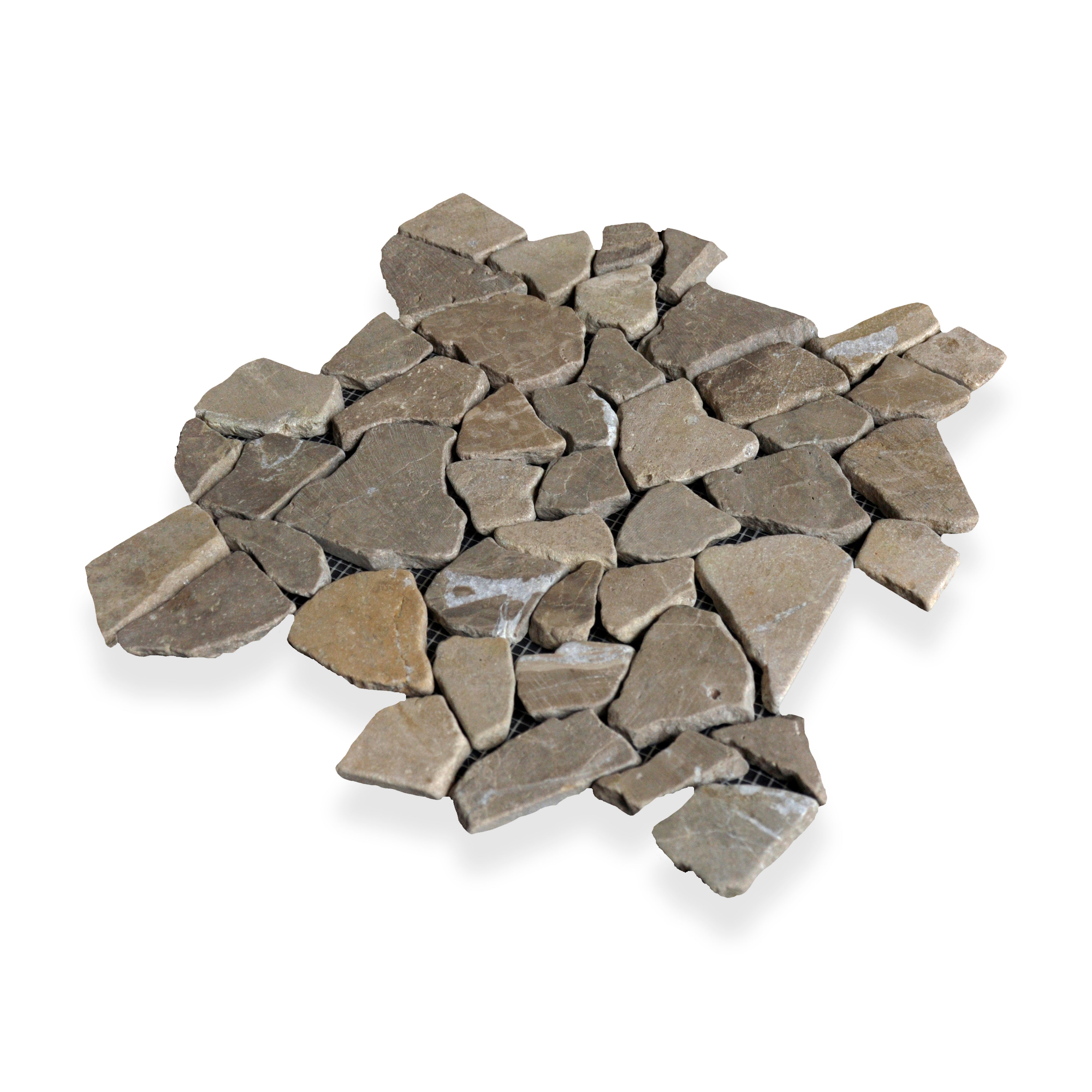 Random Tan Marble Tumbled