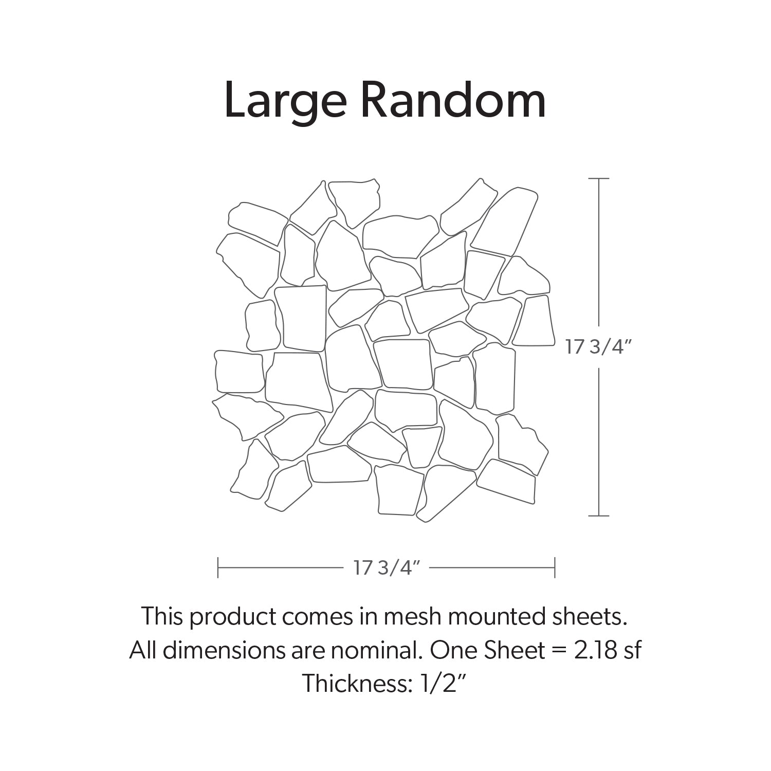 Large Random Kalahari Tumbled