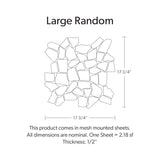 Large Random Kalahari Tumbled