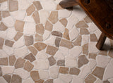 Large Random Beige & Tan Marble Tumbled