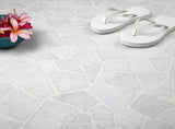Large Random White Marble Tumbled