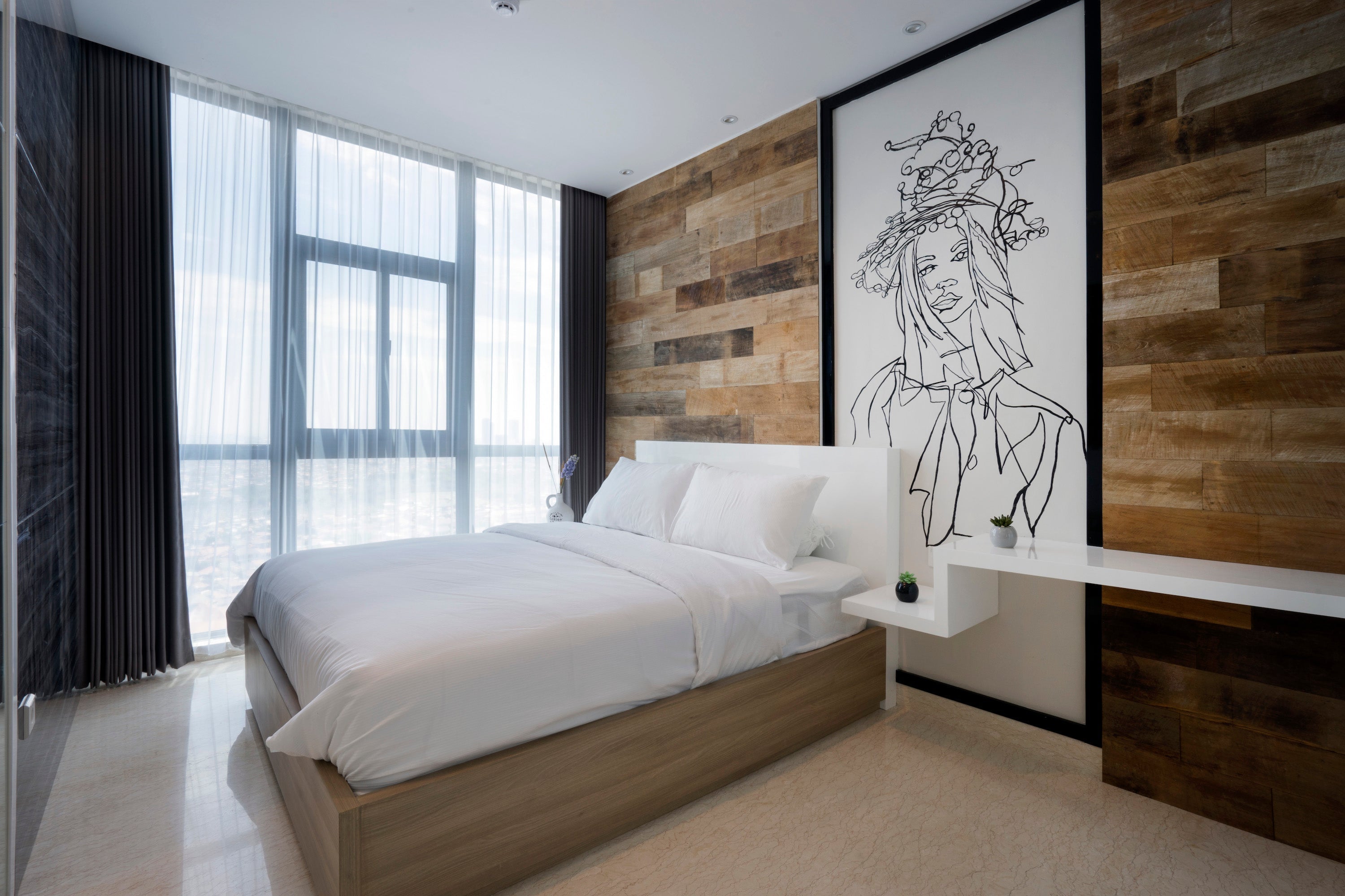 Papan Natural Distressed