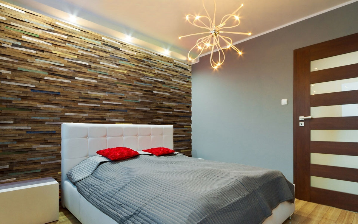 Kayu V Natural/Painted Distressed