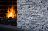 Ledger Corner Charcoal Glint Split Face