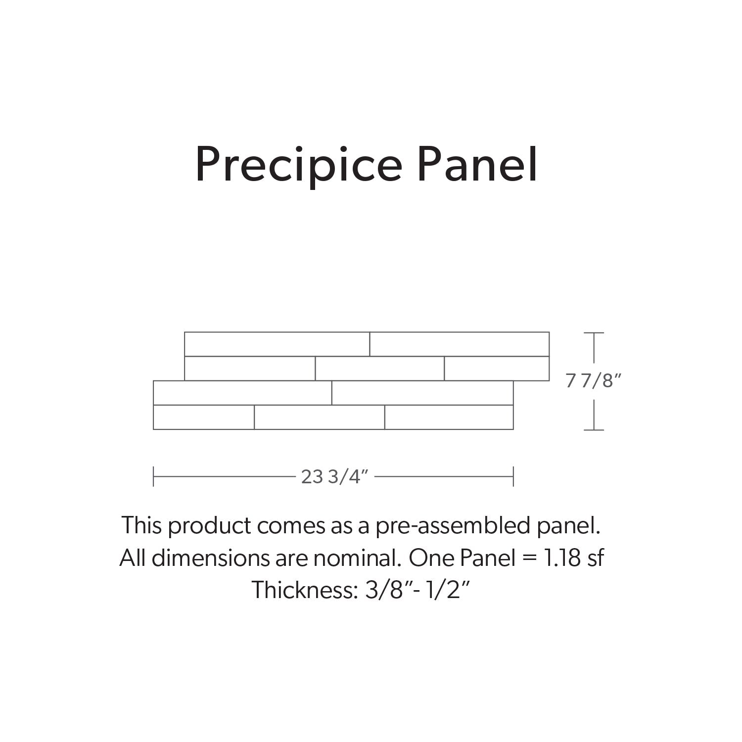 Precipice Panel Alabaster Honed