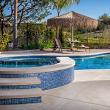 1"x 1" Straight Set Deep Flow Lava