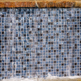 1"x 1" Straight Set Obsidian Shine Lava