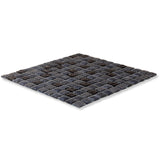 1"x 1" Straight Set Obsidian Shine Lava