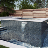 1"x 1" Straight Set Solid Ash Lava