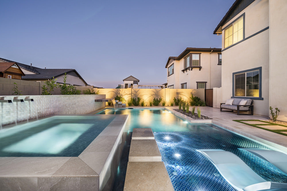 Lava Glass Deep Flow pool install